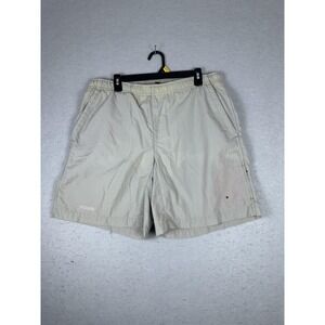 Nike Shorts Mens Medium Beige Lightweight‎ Mesh Lined Ripstop Swim Trunks Summer